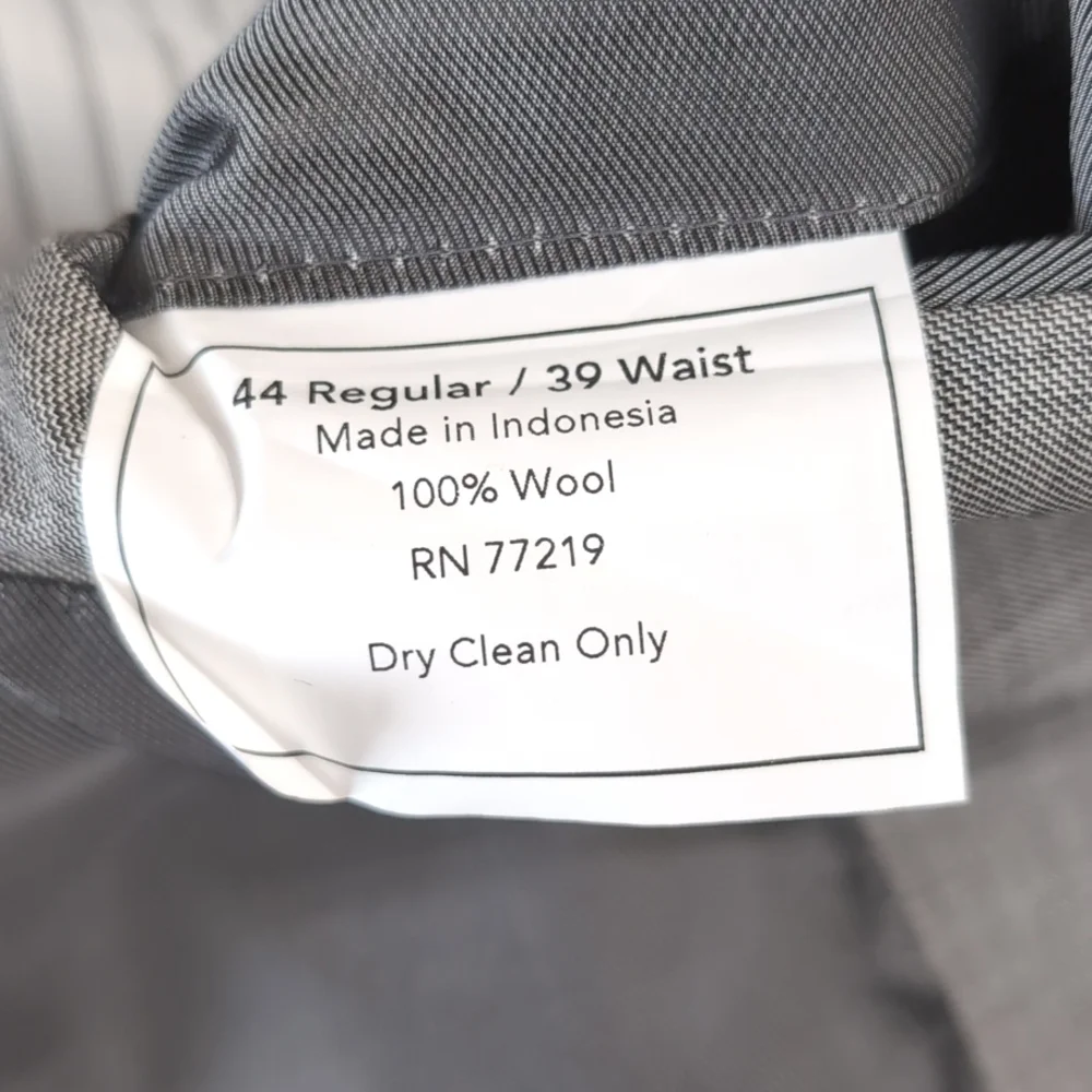 Pronto Uomo Men's Light Gray 100% Wool Sport Coat Blazer Suit Jacket Size 44R